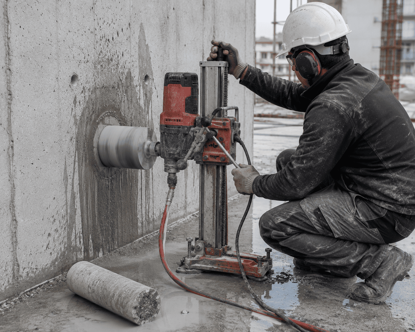 Karot İle Beton Kesme