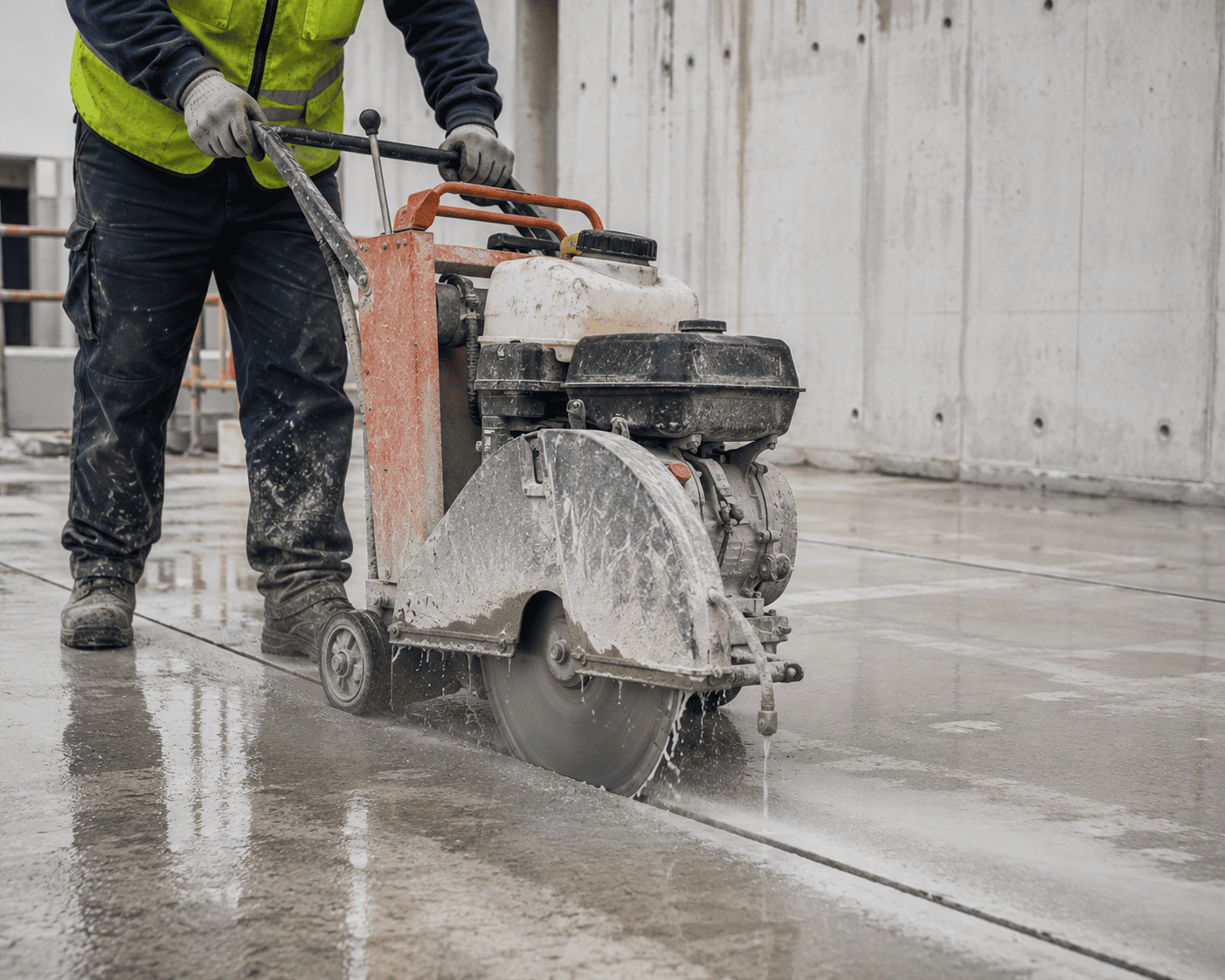 Derz Makinası İle Beton Kesme
